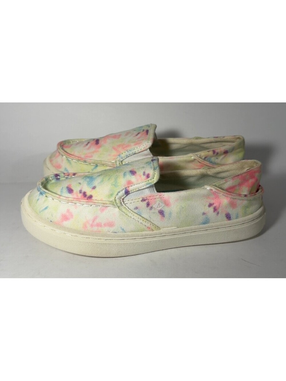 Sperry Girls Salty Washable Slip-On Shoes Tie-Dye Size 13 M SCK165996